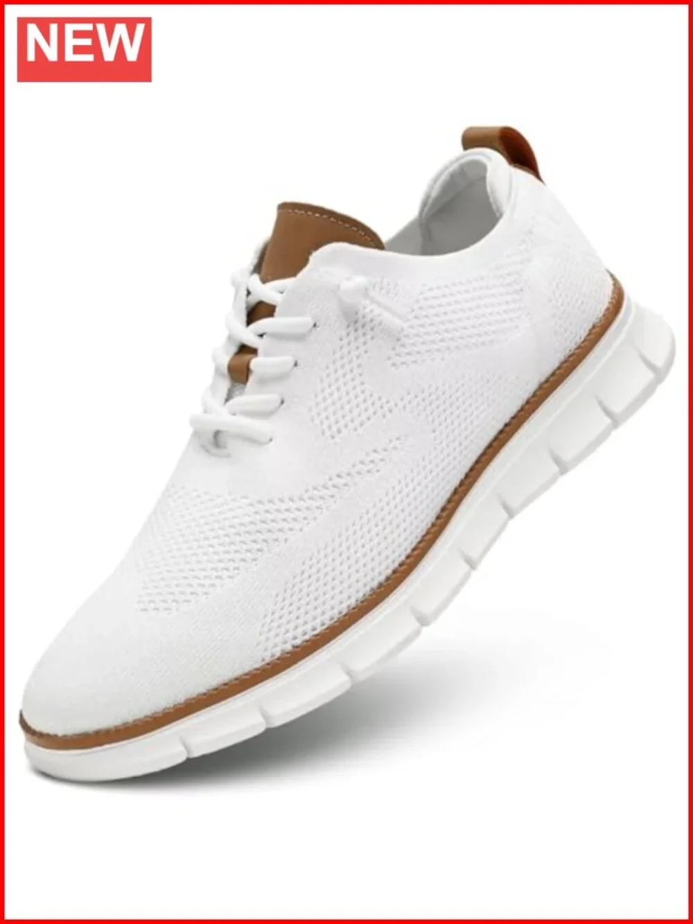 Men's Mesh Oxfords Casual Dress Shoes Lightweight Breathable Memory Foam